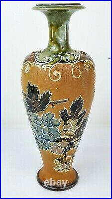 Royal Doulton Lambeth Slaters Vase Fanny Sawyers Made in England