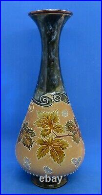 Royal Doulton Lambeth Slaters Ware 19th century antique bottle vase