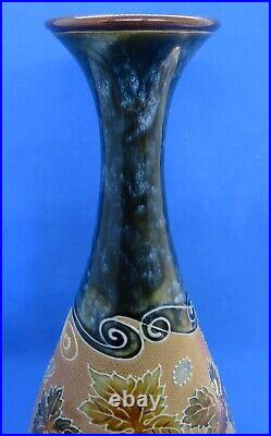 Royal Doulton Lambeth Slaters Ware 19th century antique bottle vase