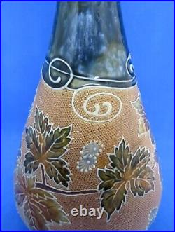 Royal Doulton Lambeth Slaters Ware 19th century antique bottle vase