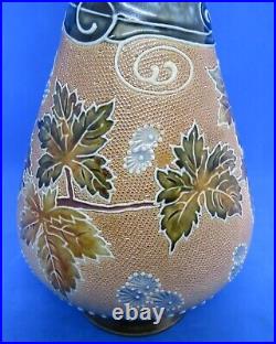 Royal Doulton Lambeth Slaters Ware 19th century antique bottle vase