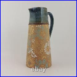 Royal Doulton Lambeth Slaters White/Blue Floral Water Jug 3212 RD 1532