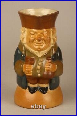 Royal Doulton Lambeth Stoneware Toby Jug 21.5cm and stamped