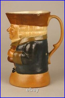 Royal Doulton Lambeth Stoneware Toby Jug 21.5cm and stamped