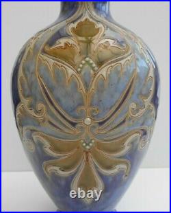 Royal Doulton Lambeth Vase Eliza Simmance Antique Art Nouveau Stoneware