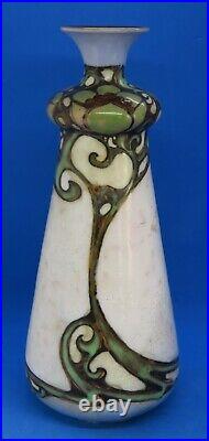 Royal Doulton Lambeth vintage Victorian antique vase by Mark Marshall