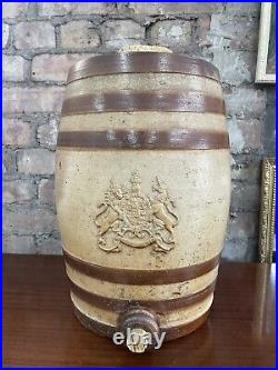 Royal Doulton Watts lambeth london bar keg barrel antique english pottery
