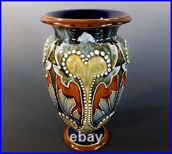 SUPERB RARE, EARLY, DOULTON LAMBETH VASE by FRANK A BUTLER