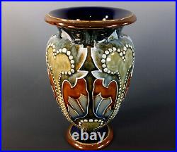 SUPERB RARE, EARLY, DOULTON LAMBETH VASE by FRANK A BUTLER