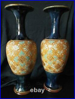 Six Royal Doulton Vases Early 20th Century