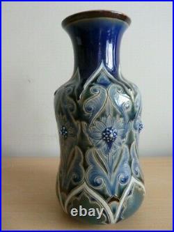 Stunning Antique Doulton Lambeth Stoneware Vase Must See