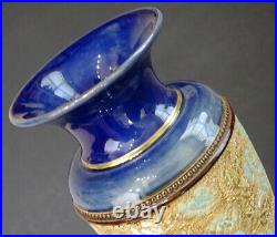 Stunning! Antique ROYAL DOULTON Lambeth NOUVEAU Pottery Vase / ARTS & CRAFTS