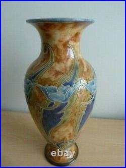 Stunning Royal Doulton Lambeth Stoneware Vase Eliza Simmance