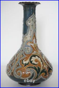 Superb Doulton Lambeth Persian Design Vase Eliza Simmance c. 1895