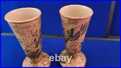 Two Doulton Lambeth Phoenix Vases Circa 1898 Leonard Bentley