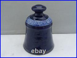 Unusual Antique Royal Doulton Lambeth Advertising Bell Schweppes Table Waters