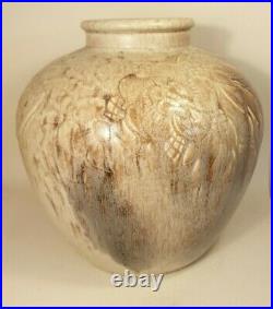 V. Large Rare Royal Doulton Vera Huggins Salt/Drip Glaze Vase