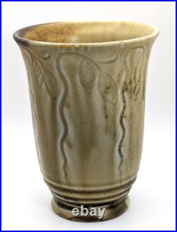 Vera Huggins Doulton Lambeth Stoneware Studio Pottery Vase Art Deco