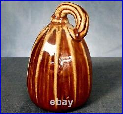 Very Rare Doulton Lambeth Bird Feeder / Waterer In The Form Of A Gourd