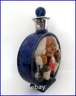 Veryrare Doulton Lambeth Moon Flask The Best Is Not Too Good Harry Simeon