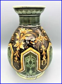 Victorian Doulton Lambeth Vase By Eliza Simmance, 1883