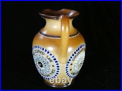 Victorian London Lambeth Doulton Jug 1884 Curved Is The Line Of Beauty