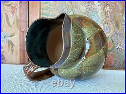 Vintage Royal Doulton Lambeth Foliage Ware Stoneware Pottery Pitcher 2114